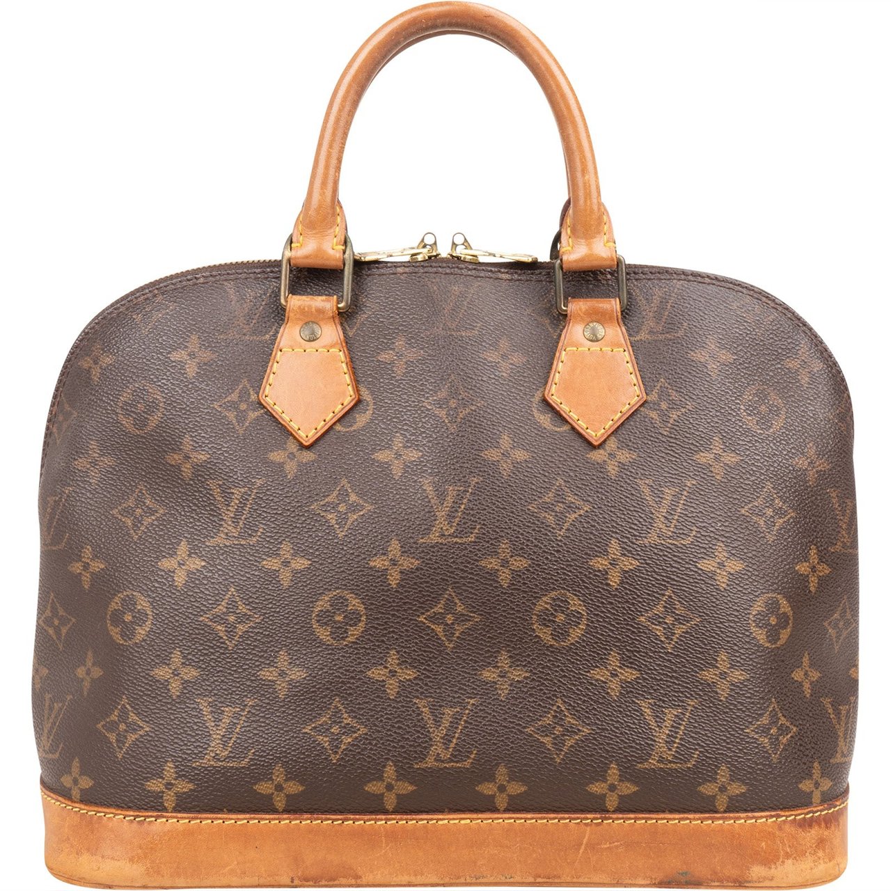 Louis Vuitton Monogram Canvas Alma PM Handbag Bruin