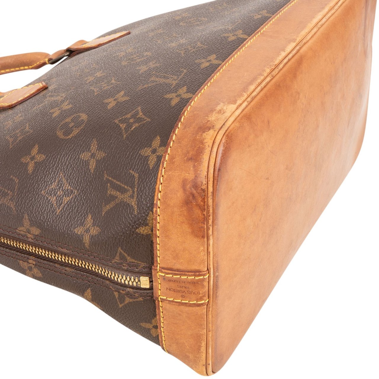 Louis Vuitton Monogram Canvas Alma PM Handbag Bruin
