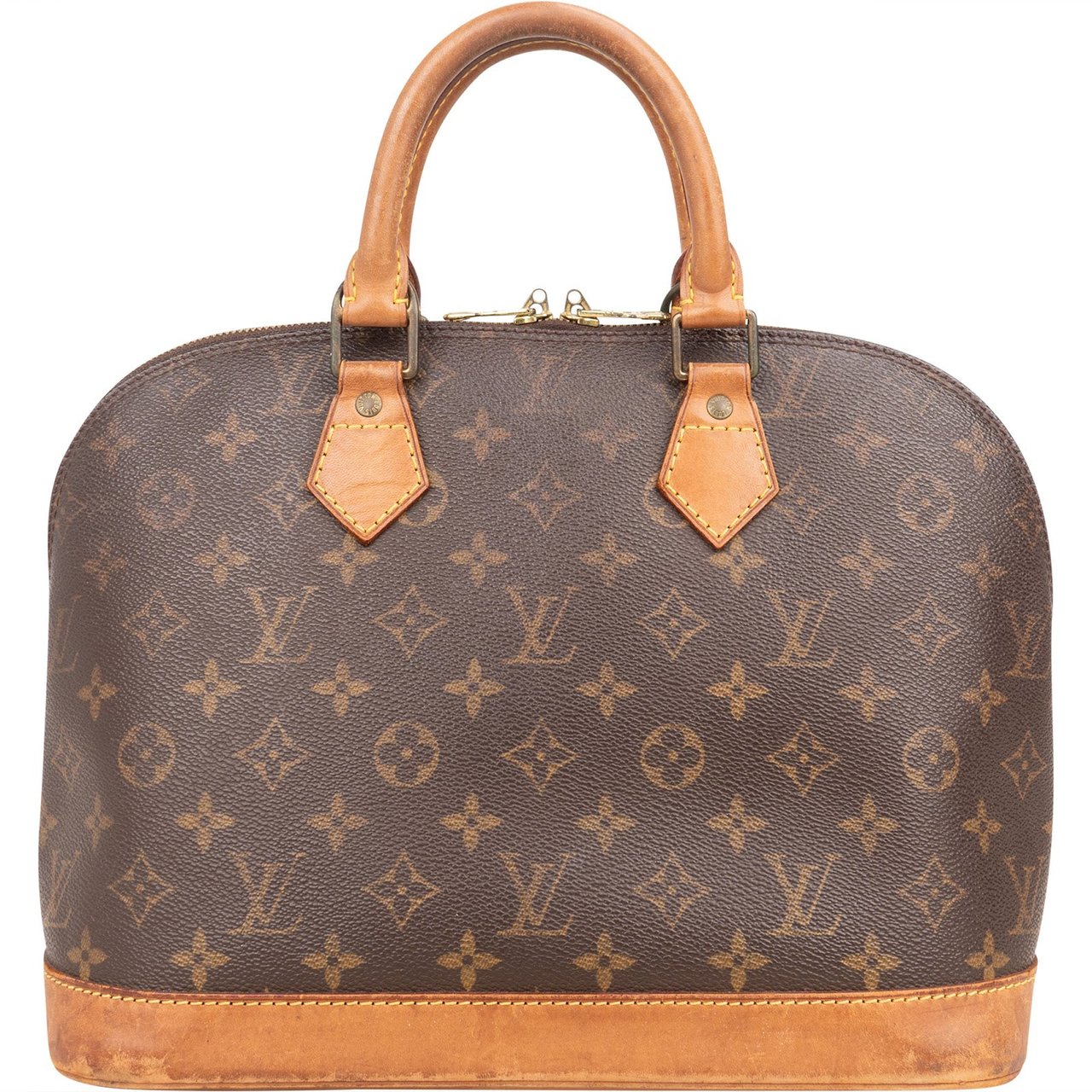 Louis Vuitton Monogram Canvas Alma PM Handbag Bruin