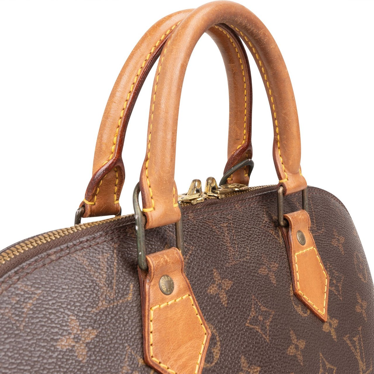 Louis Vuitton Monogram Canvas Alma PM Handbag Bruin
