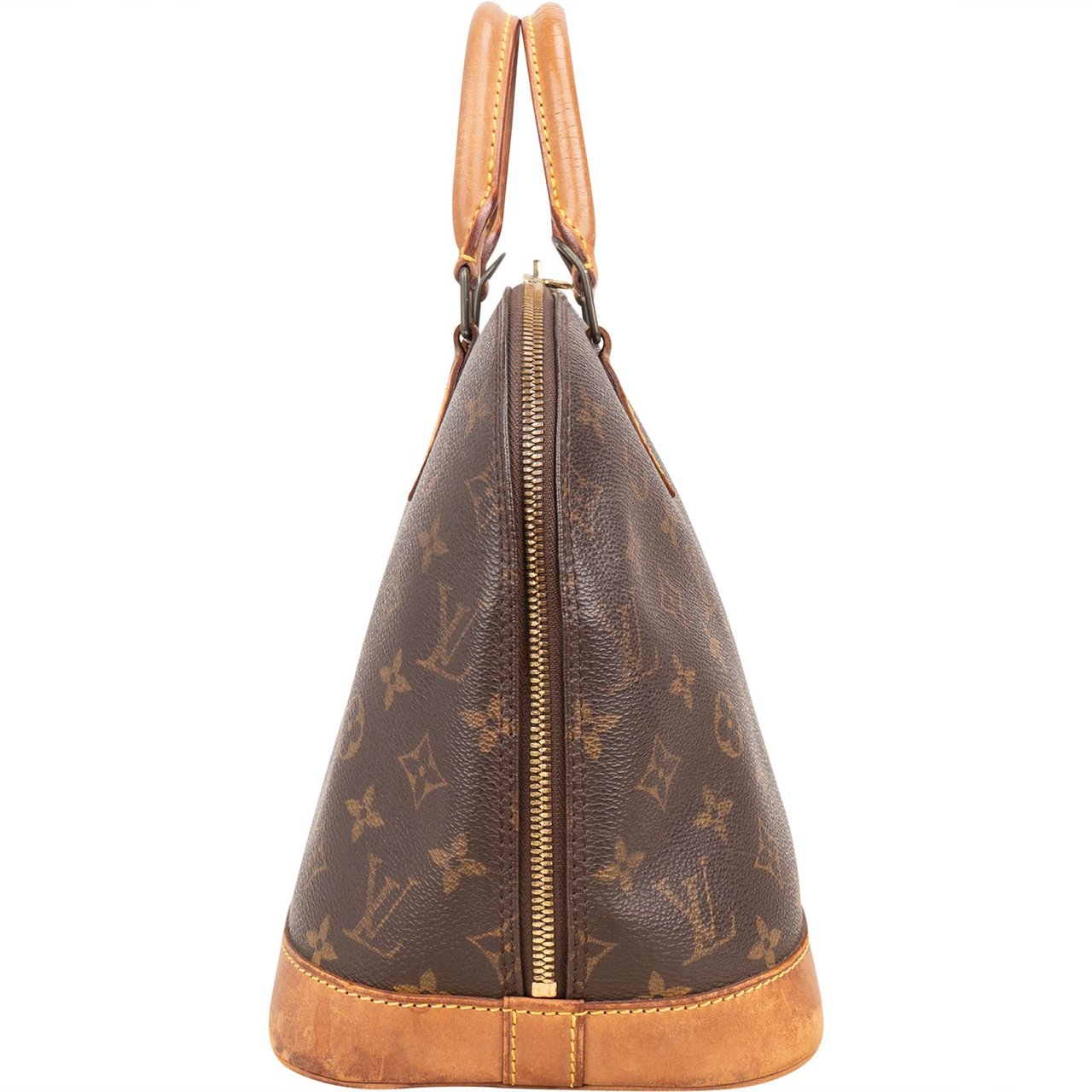 Louis Vuitton Monogram Canvas Alma PM Handbag Bruin