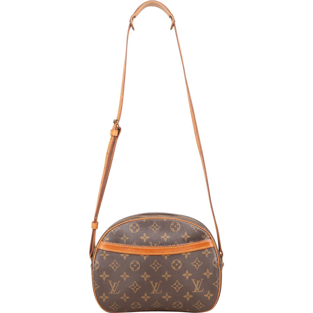 Louis Vuitton Monogram Canvas Blois Crossbody Bag Bruin