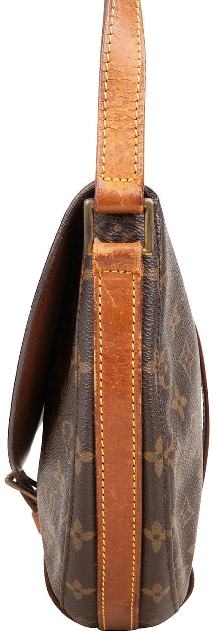 Louis Vuitton Louis Vuitton Monogram Canvas Chantilly GM Crossbody Bag Bruin