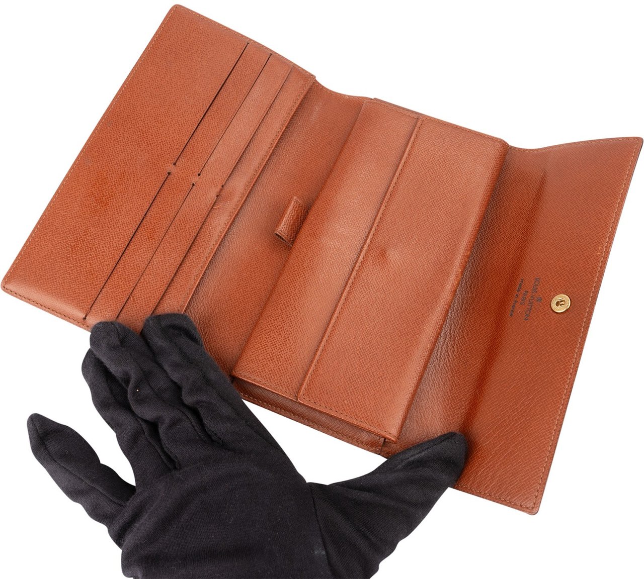 Louis Vuitton Monogram Canvas Sarah Wallet Bruin