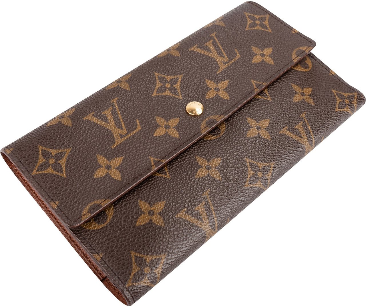 Louis Vuitton Monogram Canvas Sarah Wallet Bruin