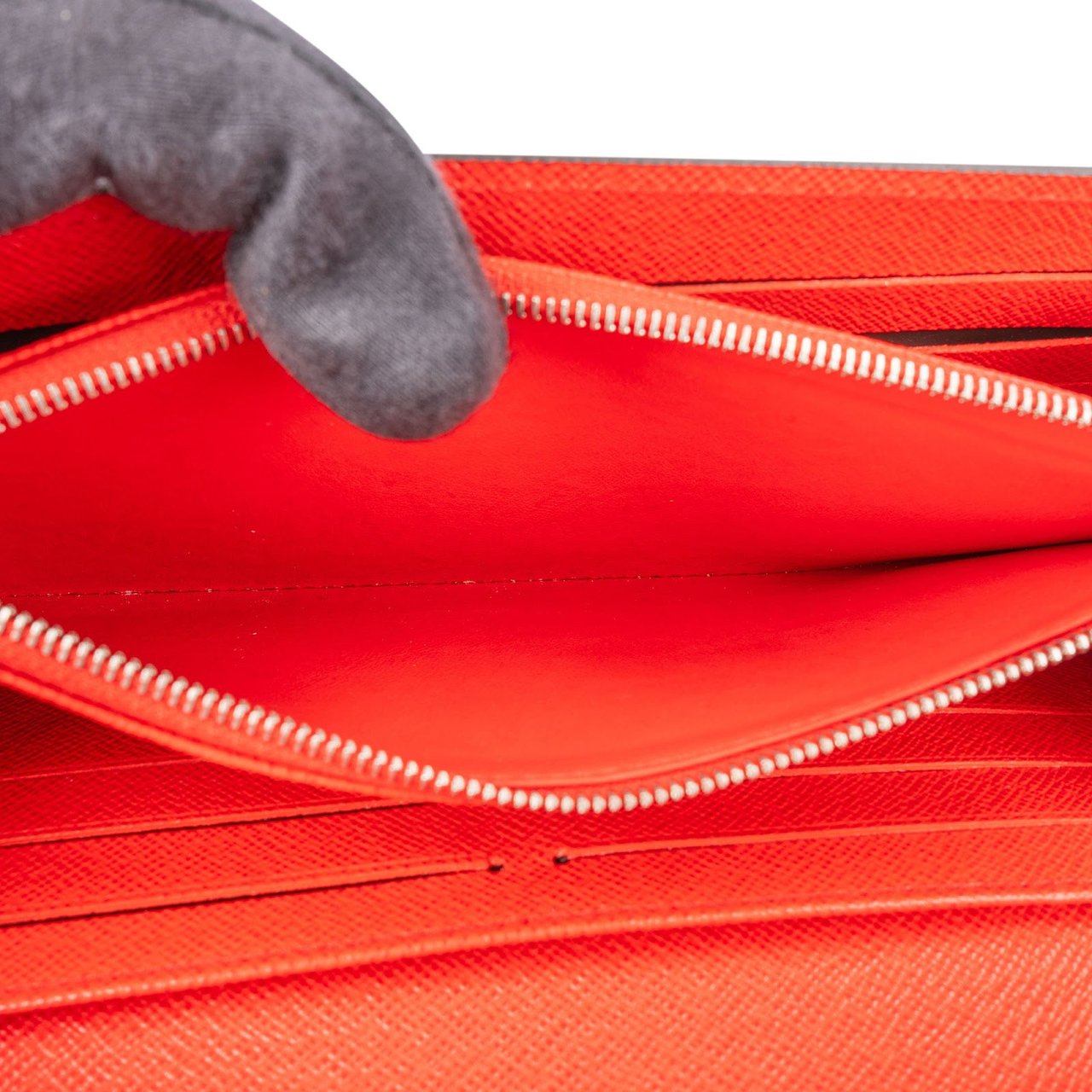 Louis Vuitton Red Epi Leather Twist Wallet Divers