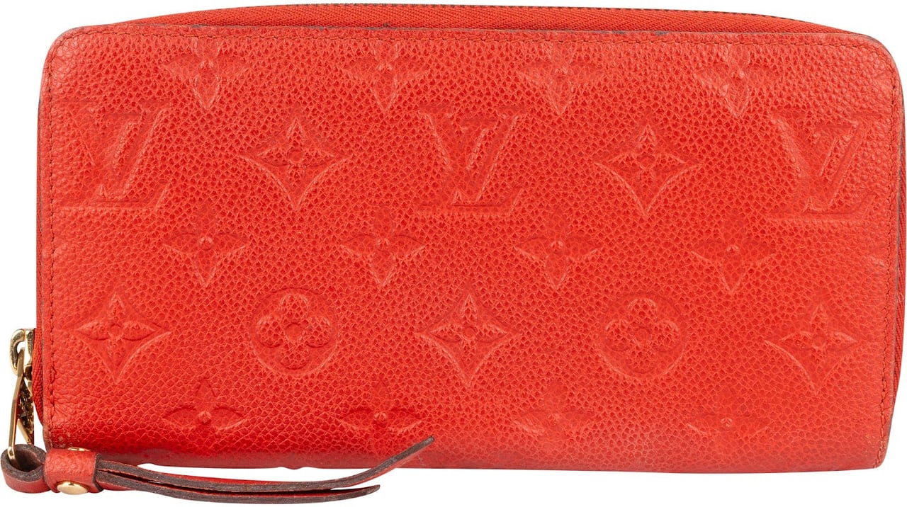 Louis Vuitton Leather Monogram Empreinte Zippy Wallet Divers