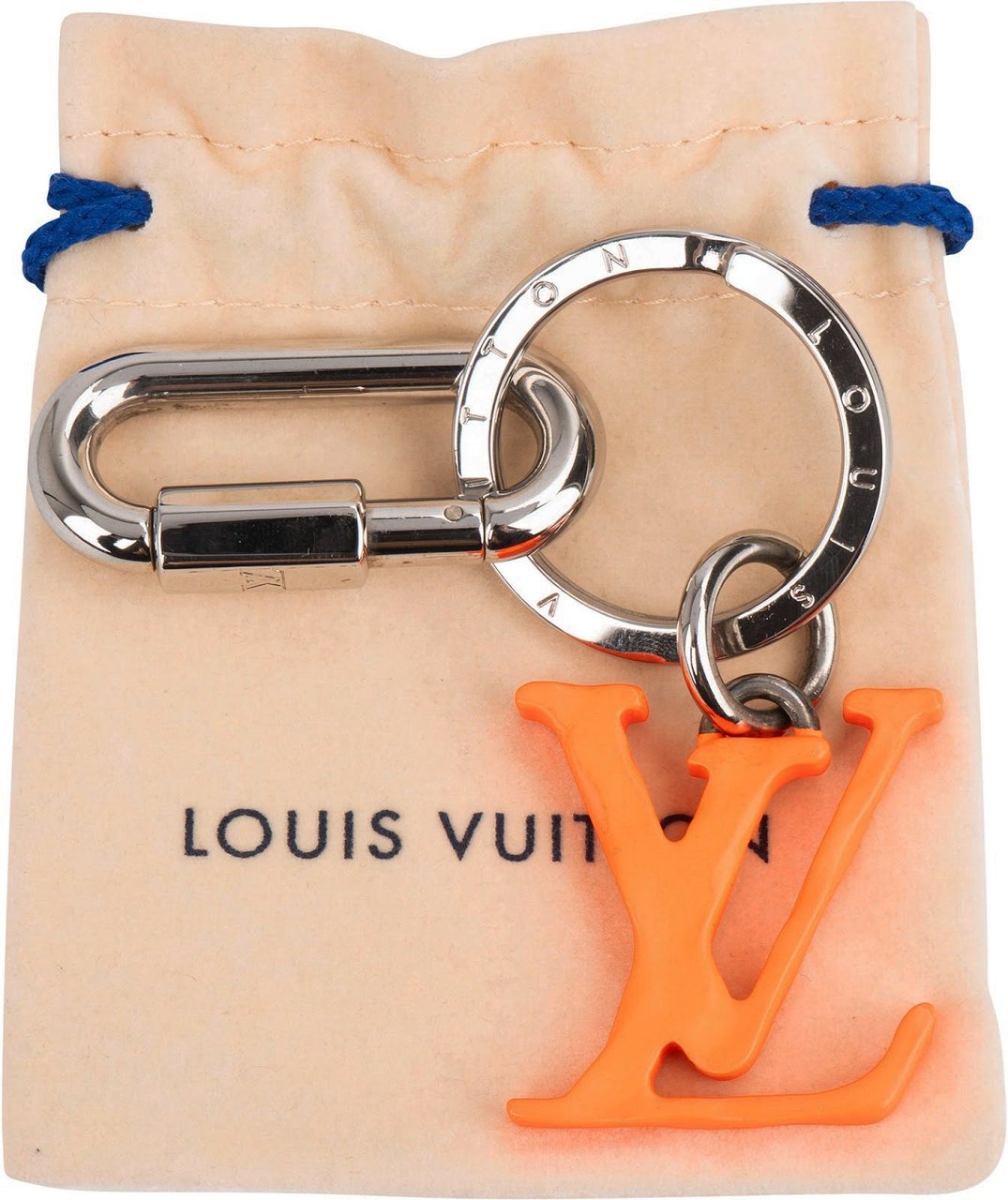 Louis Vuitton Louis Vuitton LV Initiales Prism Bag Charm & Key Holder MP2291 Oranje