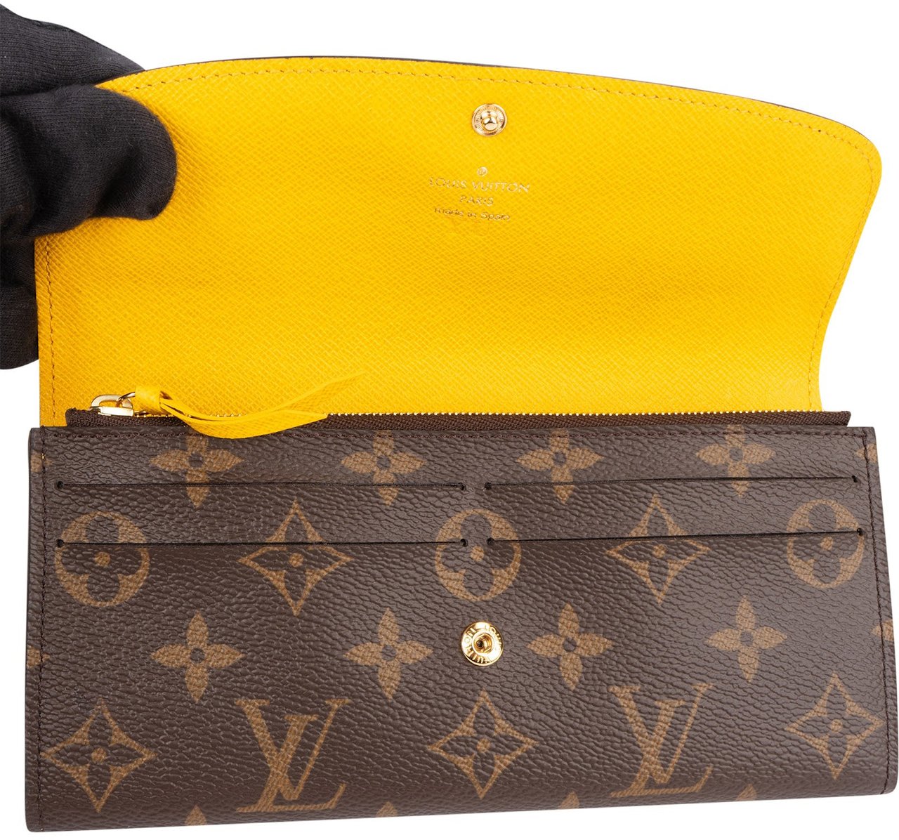 Louis Vuitton Louis Vuitton Monogram Canvas Emilie Wallet Bruin
