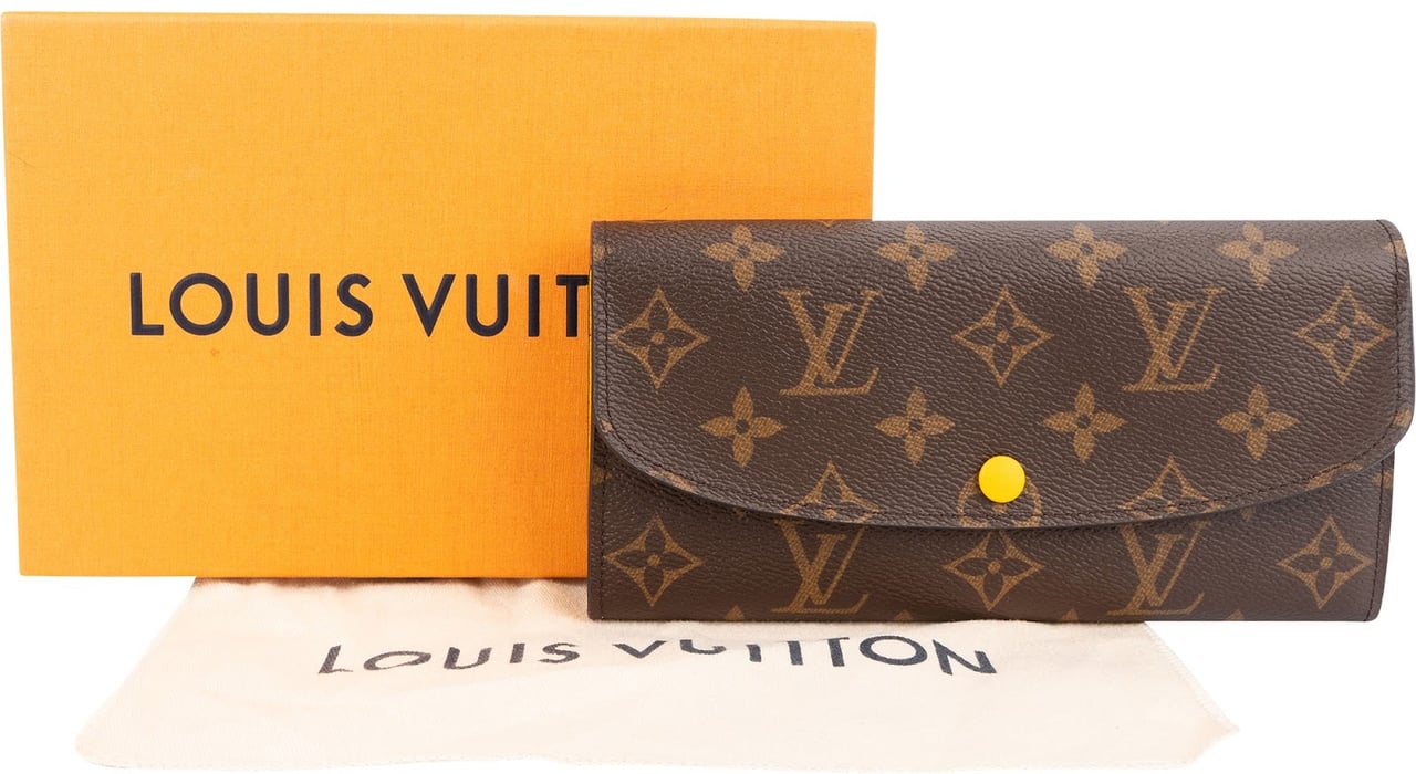 Louis Vuitton Louis Vuitton Monogram Canvas Emilie Wallet Bruin