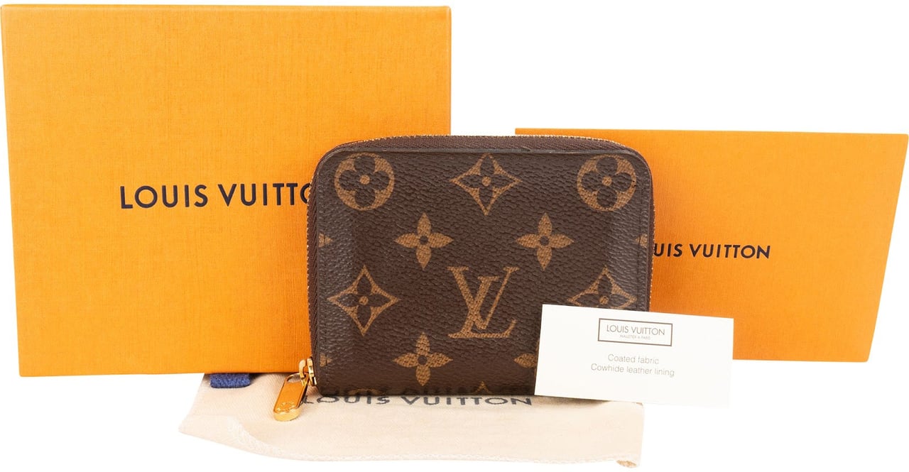 Louis Vuitton Monogram Canvas Zippy Coin Wallet Bruin