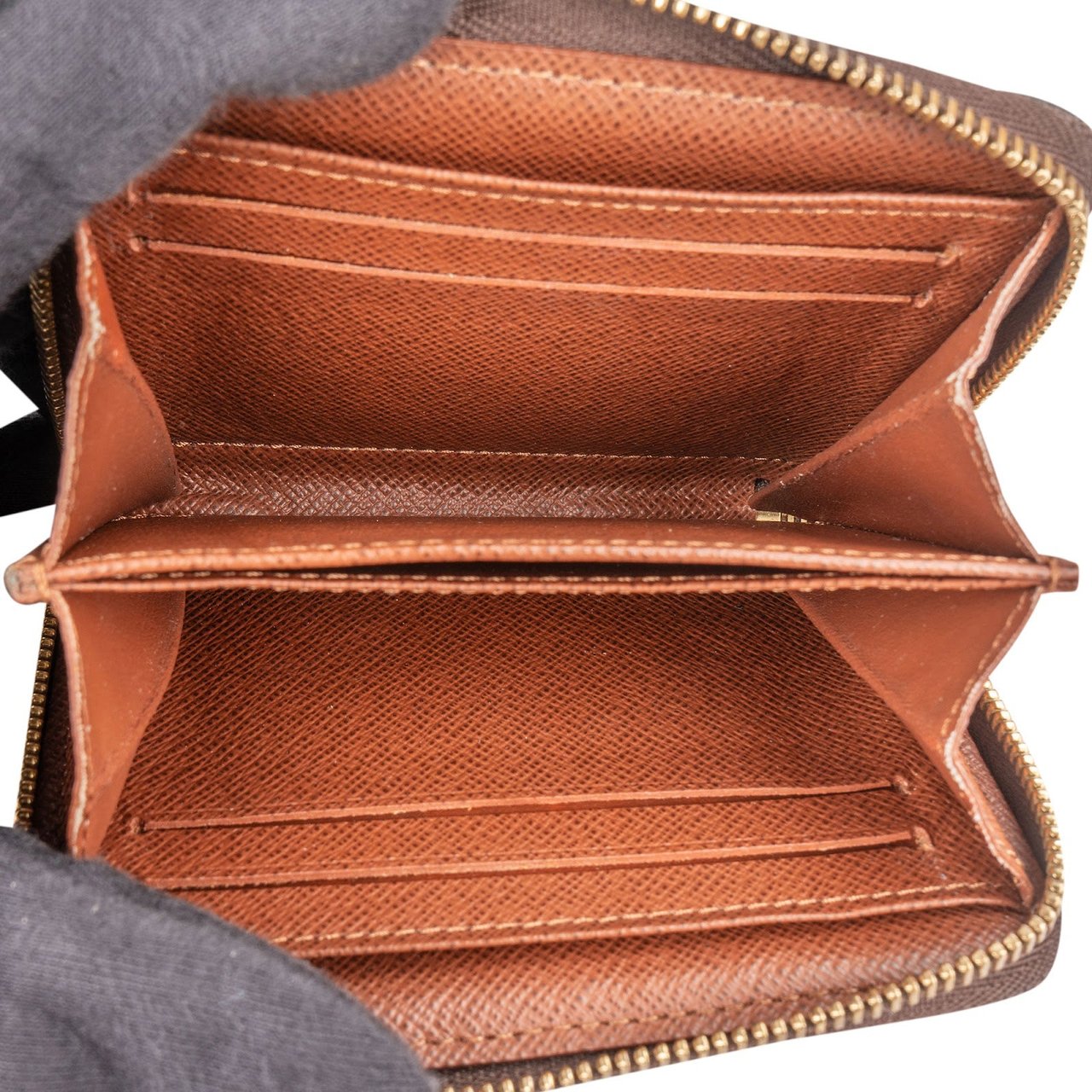 Louis Vuitton Monogram Canvas Zippy Coin Wallet Bruin