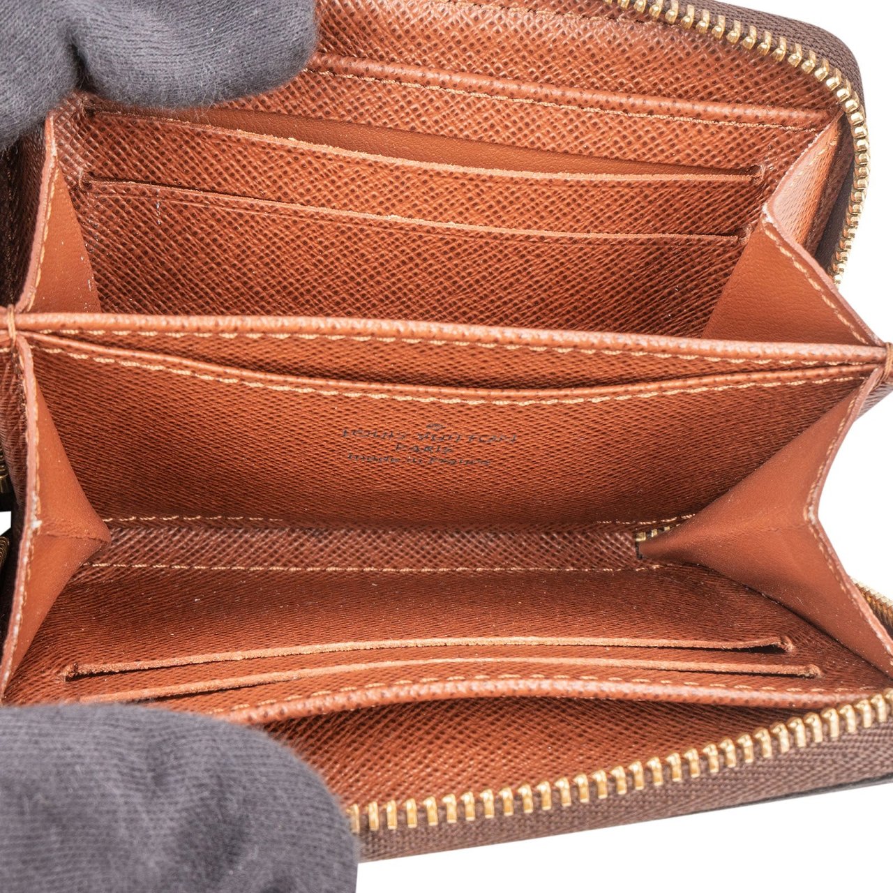 Louis Vuitton Louis Vuitton Monogram Canvas Zippy Coin Wallet Bruin