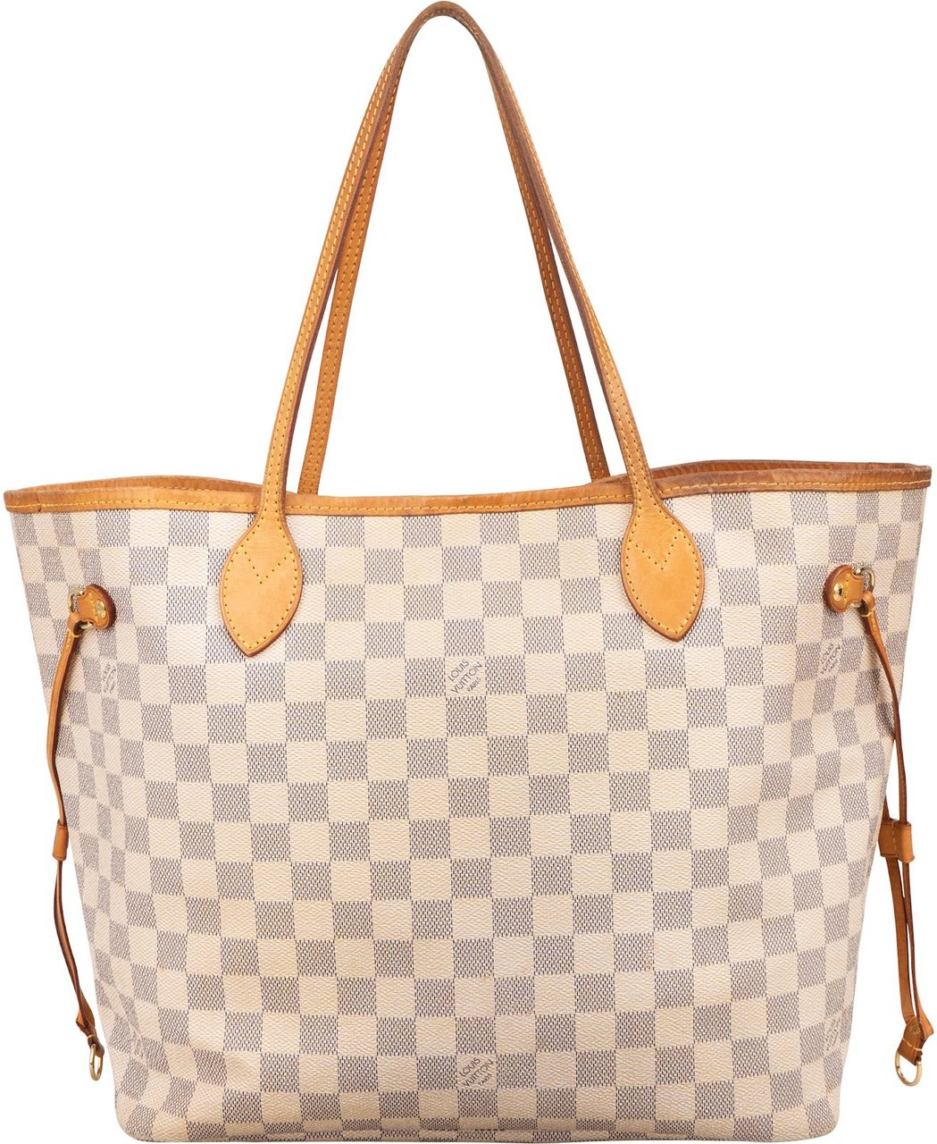 Louis Vuitton Louis Vuitton Monogram Damier Azur Canvas Neverfull MM Shoulder Bag Divers