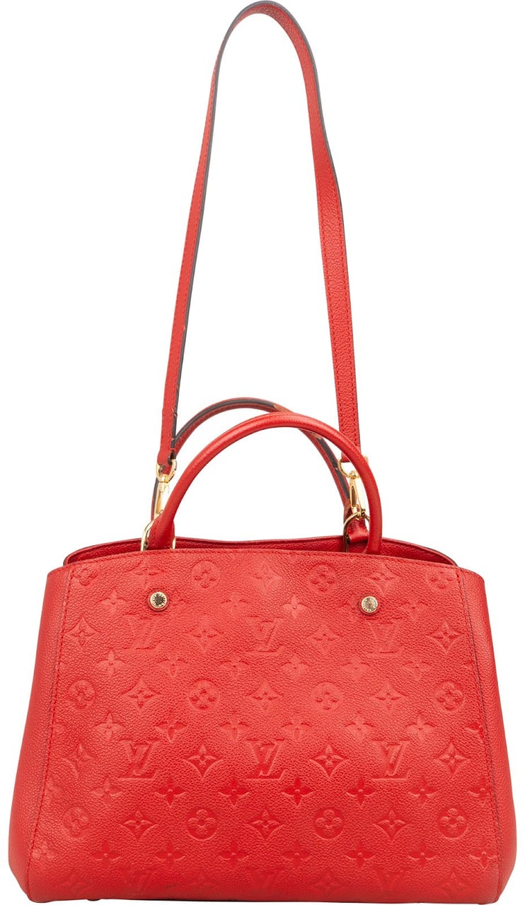 Louis Vuitton Leather Monogram Empreinte Montaigne MM Handbag Divers