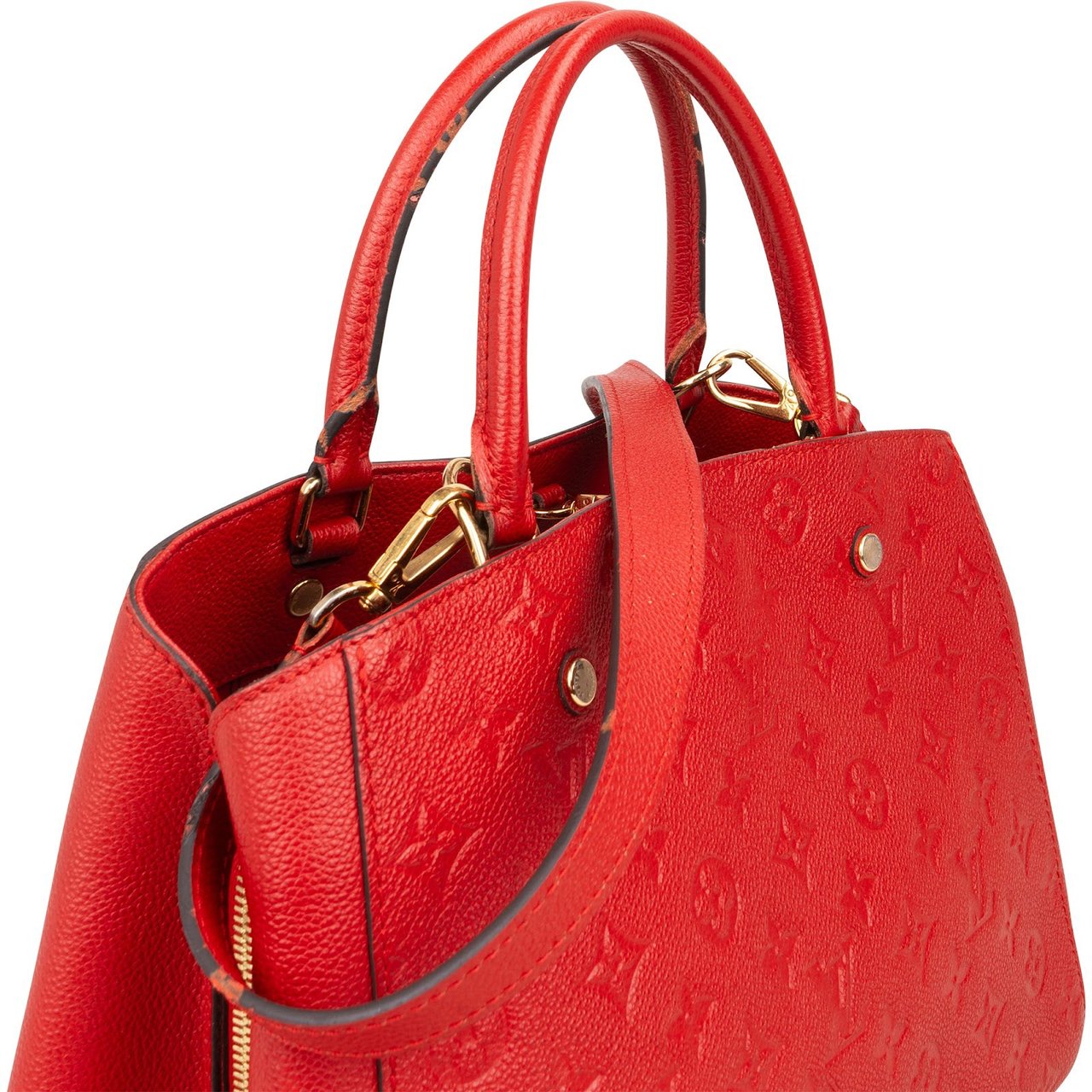 Louis Vuitton Leather Monogram Empreinte Montaigne MM Handbag Divers