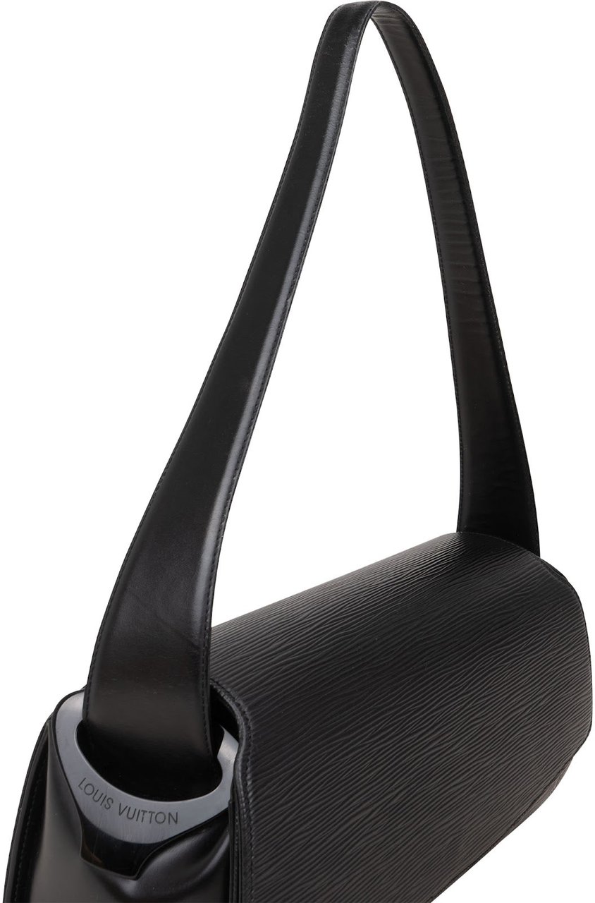 Louis Vuitton Noir Epi Leather Nocturne GM Shoulder Bag Zwart