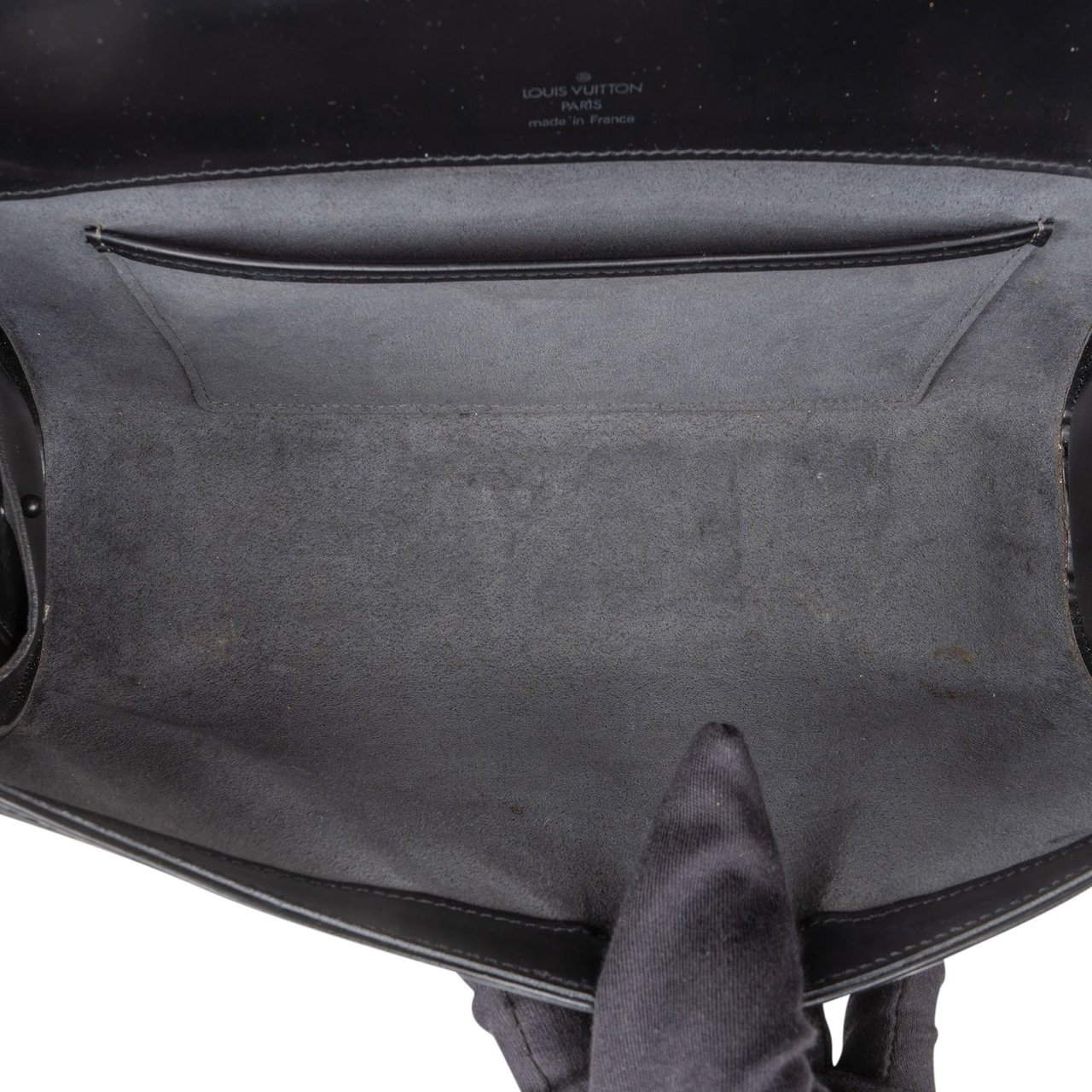 Louis Vuitton Noir Epi Leather Nocturne GM Shoulder Bag Zwart
