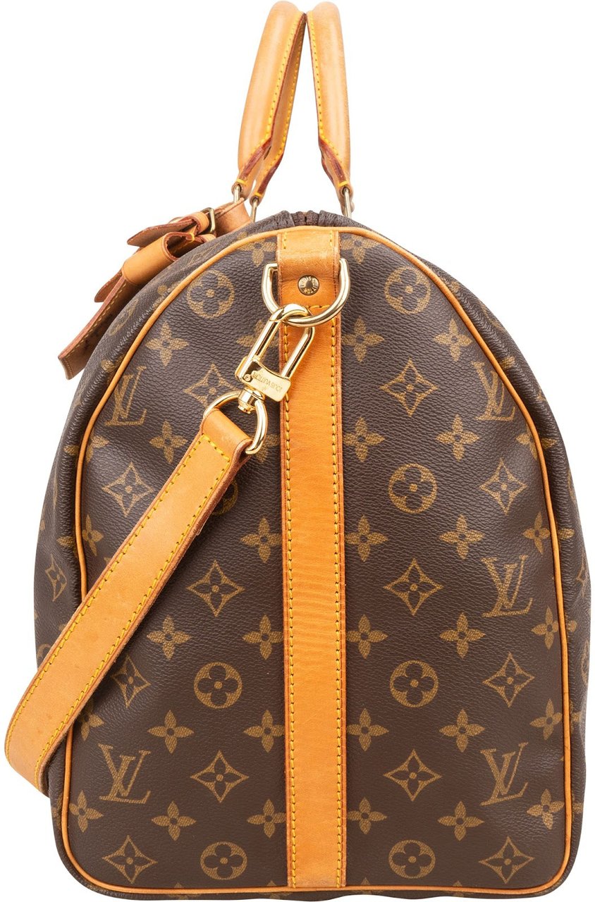 Louis Vuitton Louis Vuitton Monogram Canvas Keepall 50 Bandoulière Travel Bag Bruin