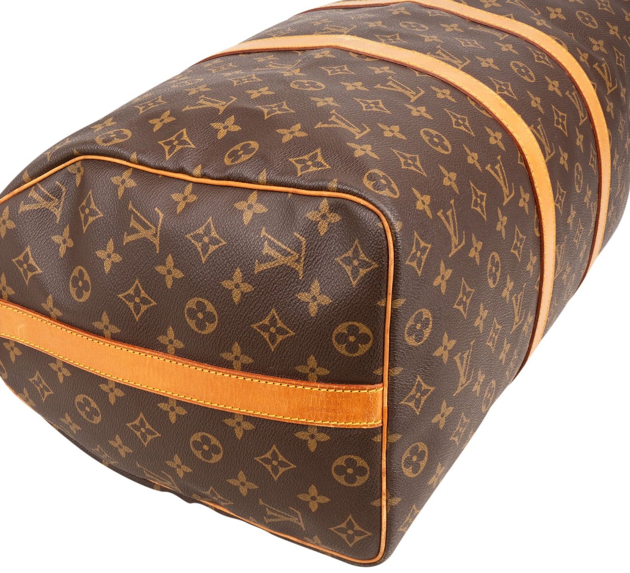 Louis Vuitton Louis Vuitton Monogram Canvas Keepall 50 Bandoulière Travel Bag Bruin