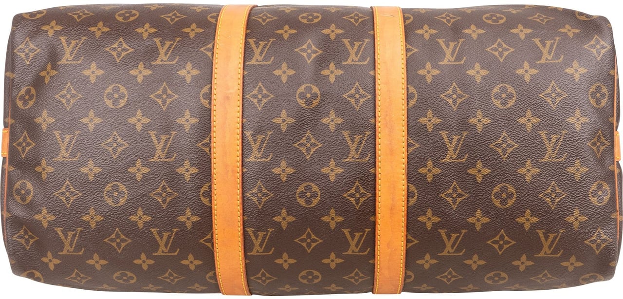 Louis Vuitton Louis Vuitton Monogram Canvas Keepall 50 Bandoulière Travel Bag Bruin