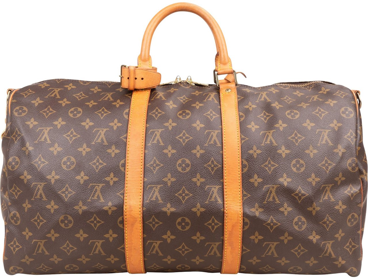 Louis Vuitton Louis Vuitton Monogram Canvas Keepall 50 Bandoulière Travel Bag Bruin
