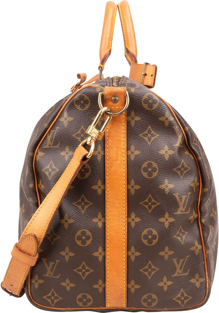 Louis Vuitton Louis Vuitton Monogram Canvas Keepall 50 Bandoulière Travel Bag Bruin