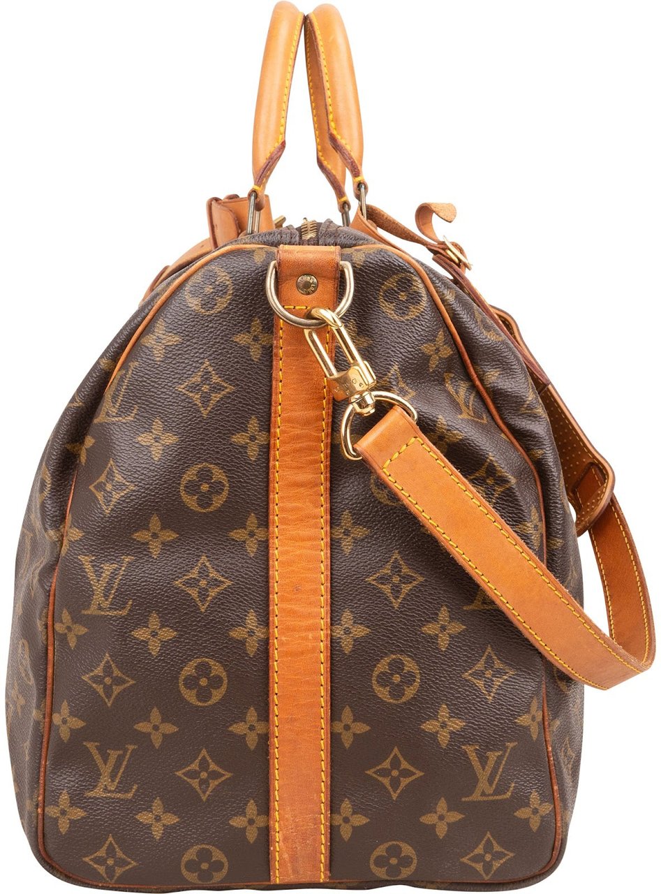 Louis Vuitton Louis Vuitton Monogram Canvas Keepall 50 Bandoulière Travel Bag Bruin