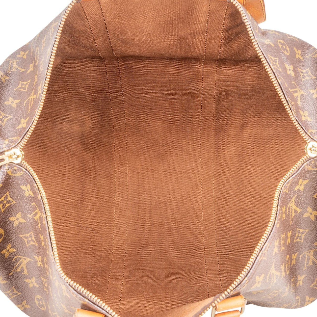 Louis Vuitton Louis Vuitton Monogram Canvas Keepall 50 Bandoulière Travel Bag Bruin