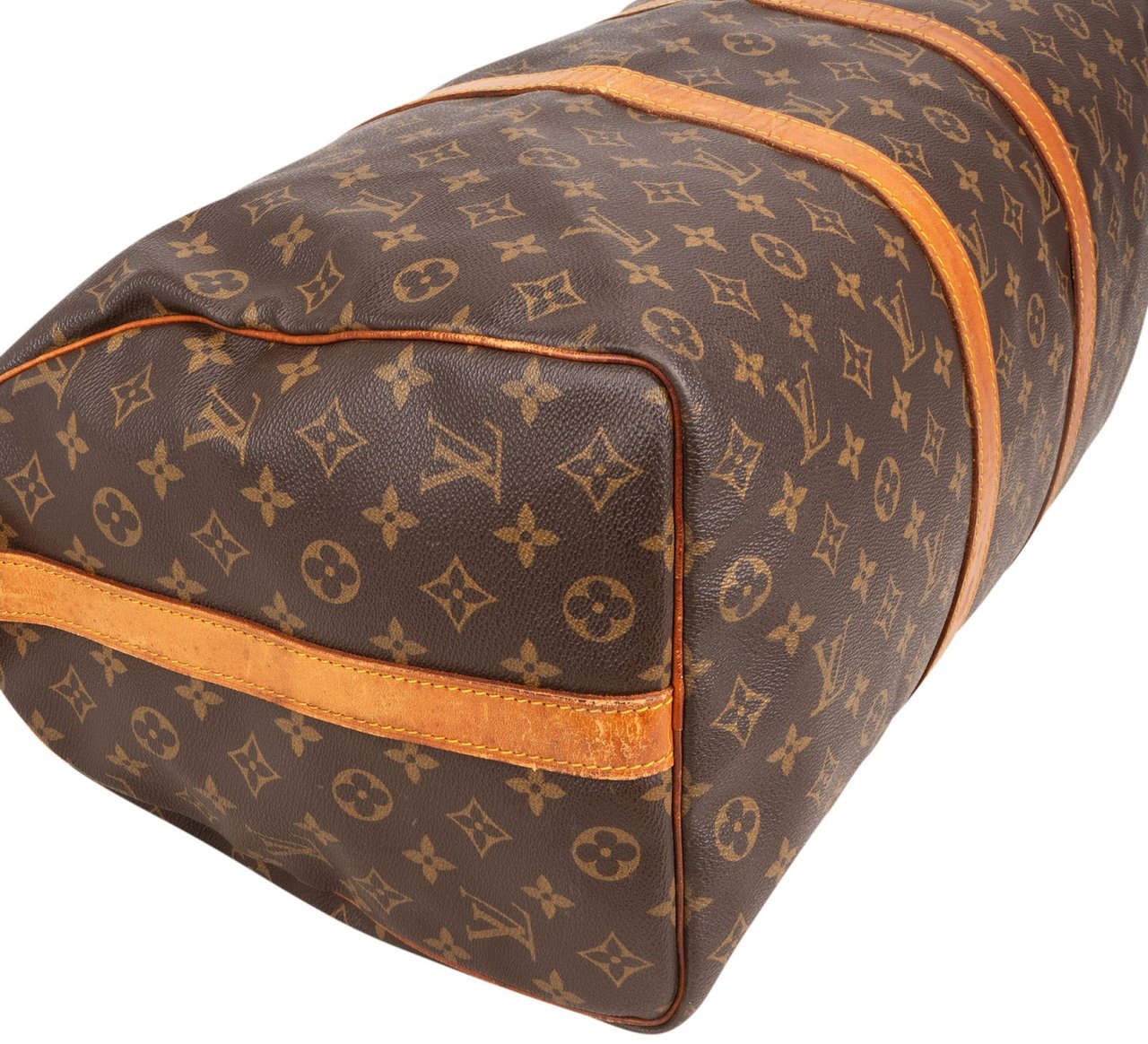 Louis Vuitton Louis Vuitton Monogram Canvas Keepall 50 Bandoulière Travel Bag Bruin