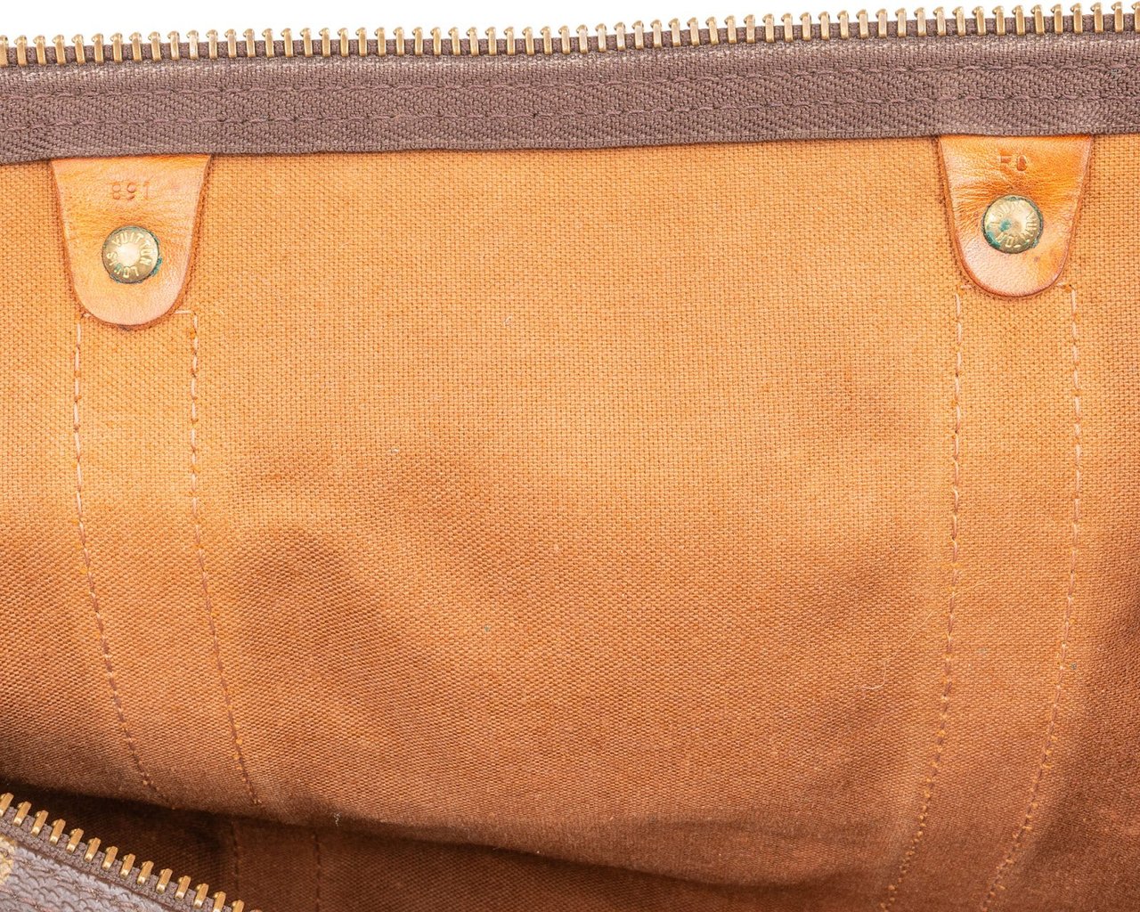 Louis Vuitton Louis Vuitton Monogram Canvas Keepall 50 Bandoulière Travel Bag Bruin