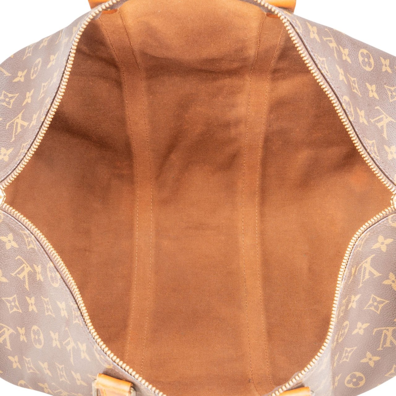 Louis Vuitton Louis Vuitton Monogram Canvas Keepall 50 Bandoulière Travel Bag Bruin