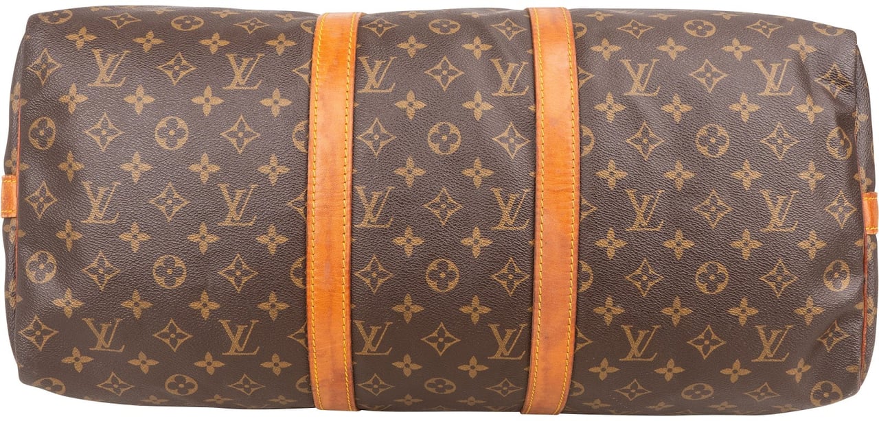 Louis Vuitton Louis Vuitton Monogram Canvas Keepall 50 Bandoulière Travel Bag Bruin
