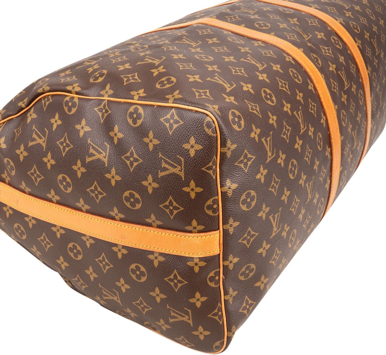 Louis Vuitton Louis Vuitton Monogram Canvas Keepall 60 Bandoulière Travel Bag Bruin