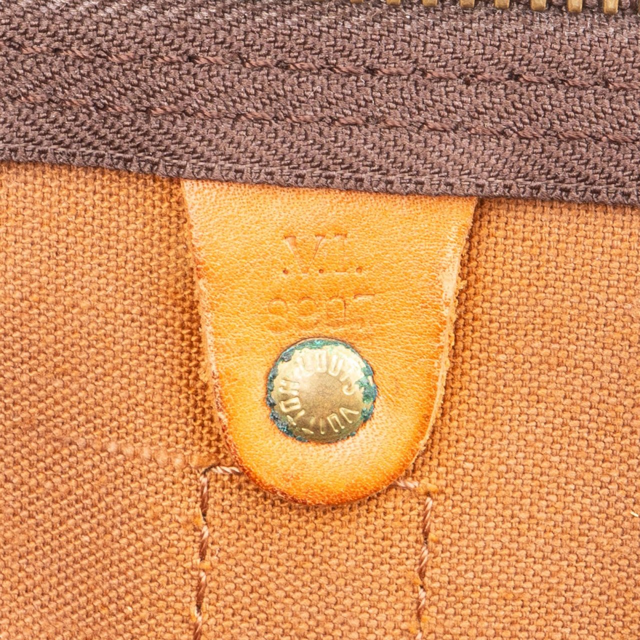 Louis Vuitton Louis Vuitton Monogram Canvas Keepall 60 Bandoulière Travel Bag Bruin
