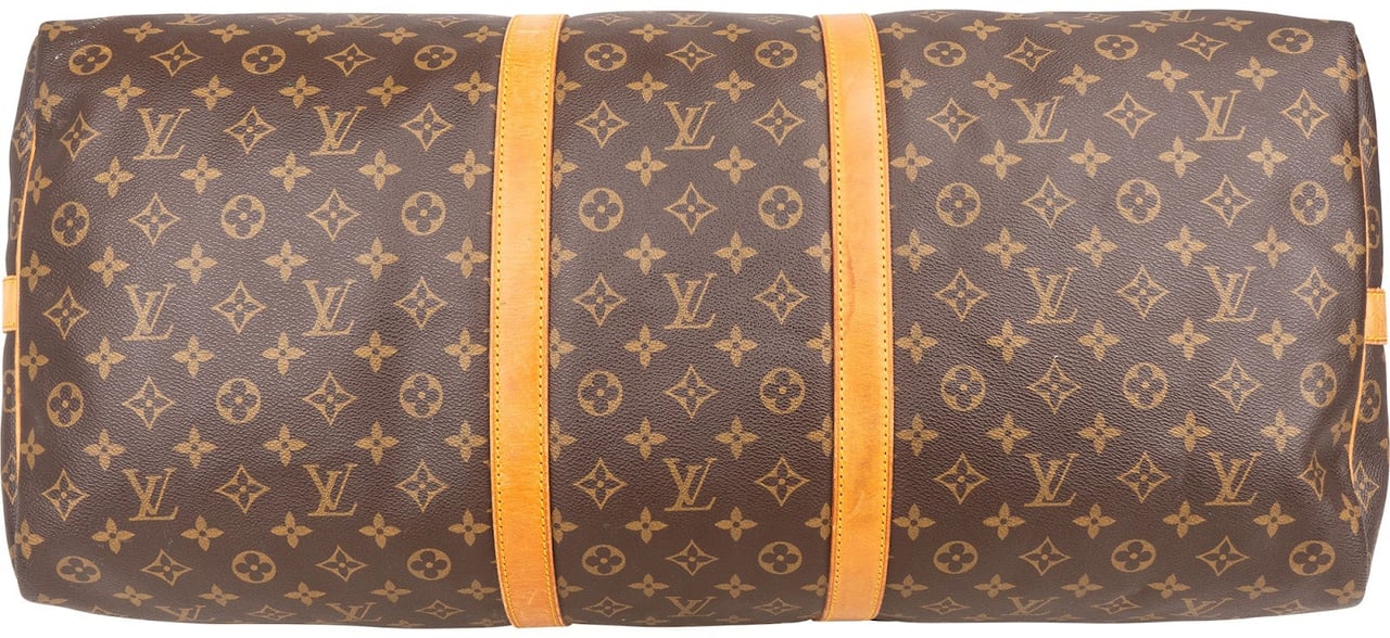 Louis Vuitton Louis Vuitton Monogram Canvas Keepall 60 Bandoulière Travel Bag Bruin