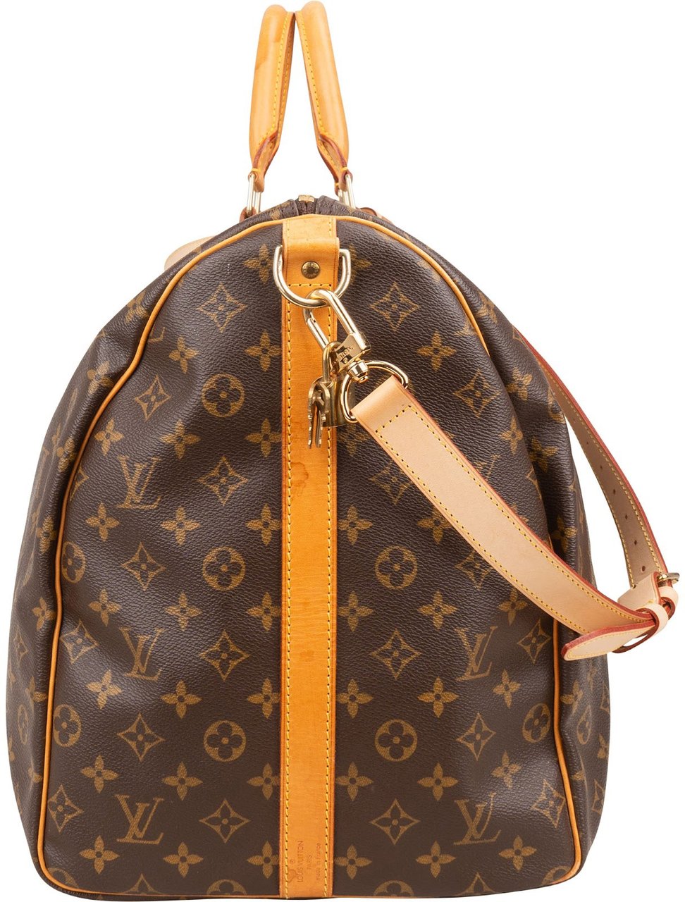 Louis Vuitton Louis Vuitton Monogram Canvas Keepall 60 Bandoulière Travel Bag Bruin
