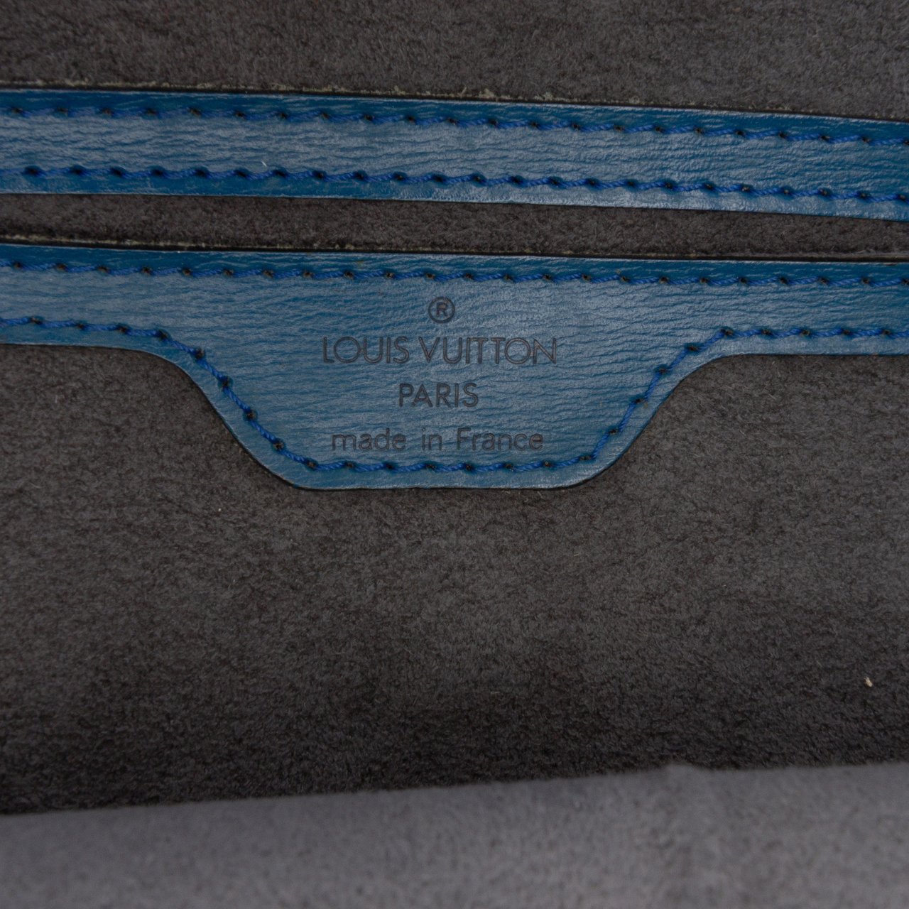 Louis Vuitton Epi Saint Jacques PM Short Strap Blauw