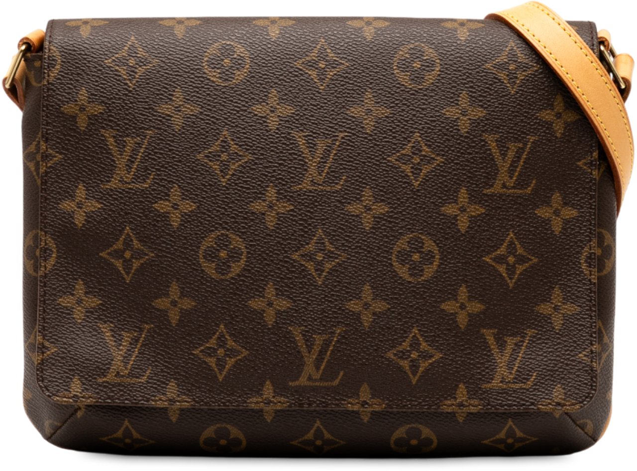 Louis Vuitton Monogram Musette Tango Short Strap Bruin
