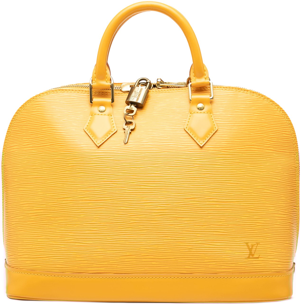 Louis Vuitton Epi Alma PM Geel