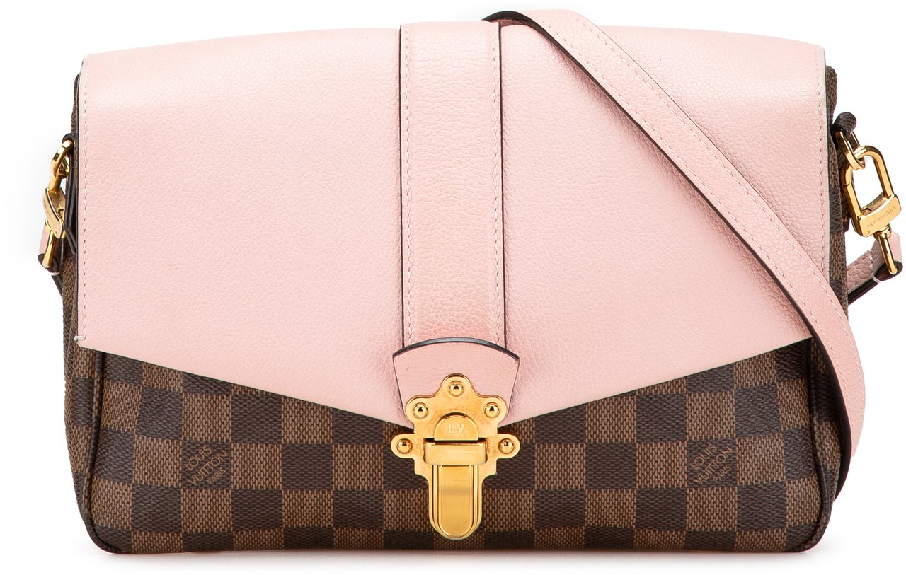 Louis Vuitton Damier Ebene Clapton PM Bruin
