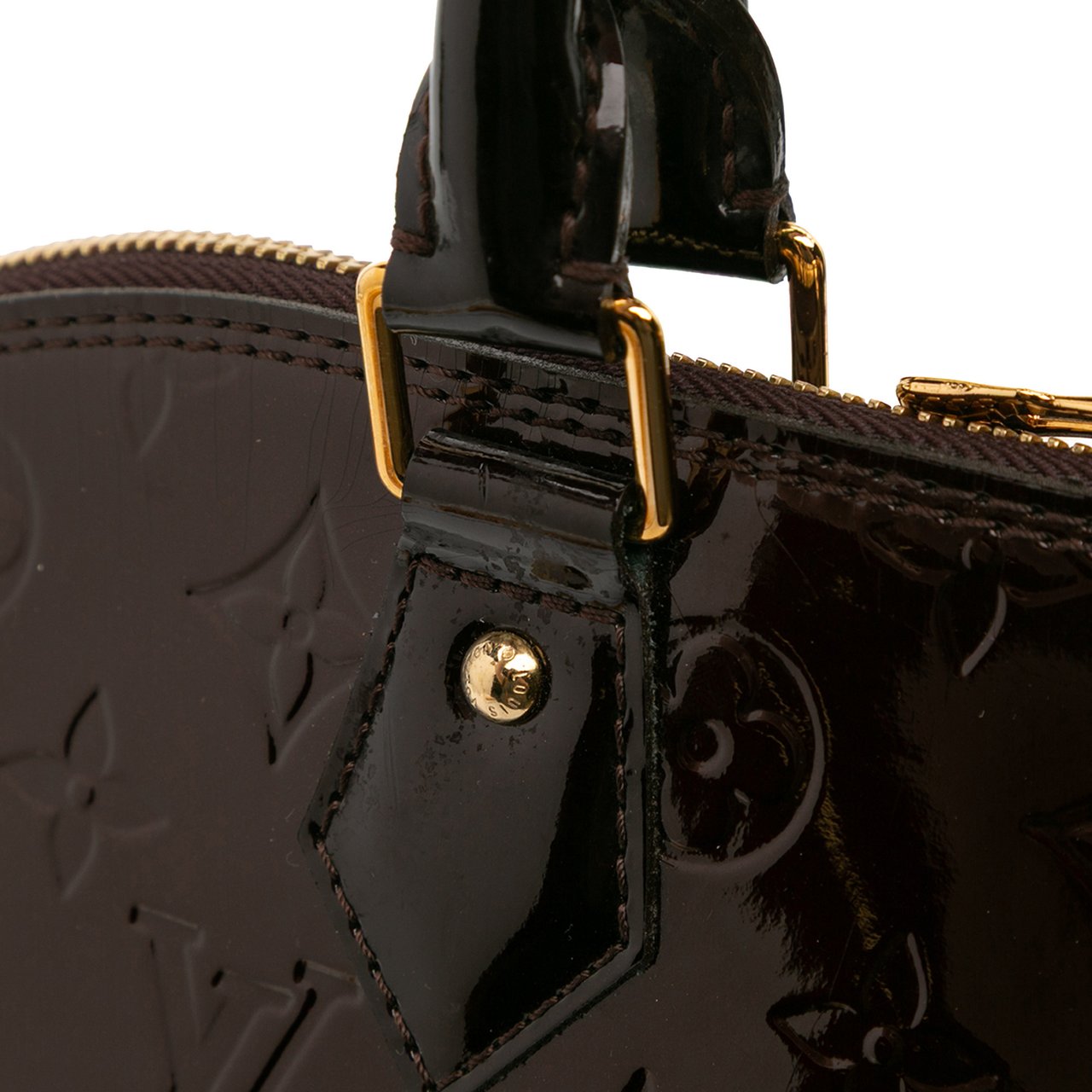 Louis Vuitton Monogram Vernis Alma GM Paars