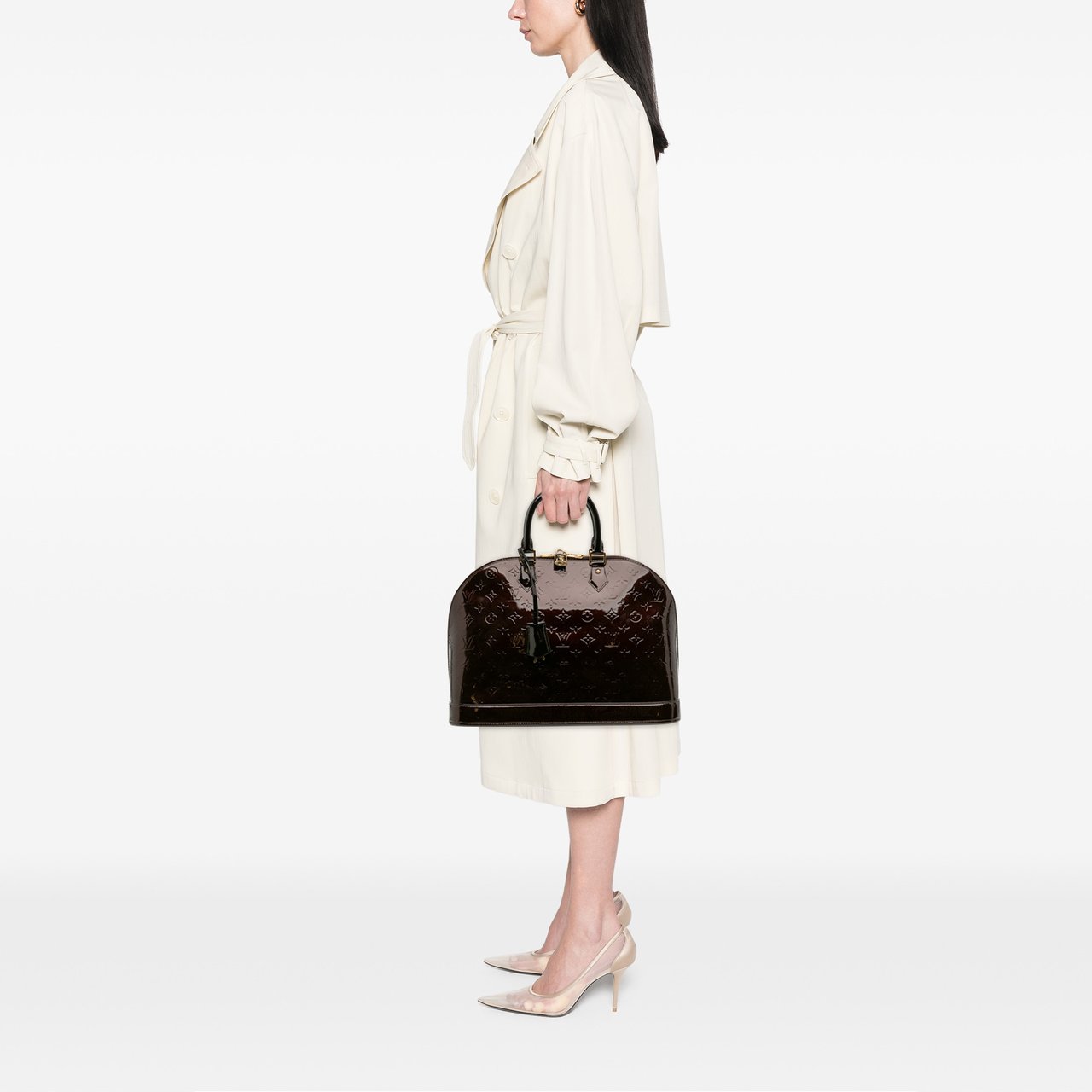 Louis Vuitton Monogram Vernis Alma GM Paars