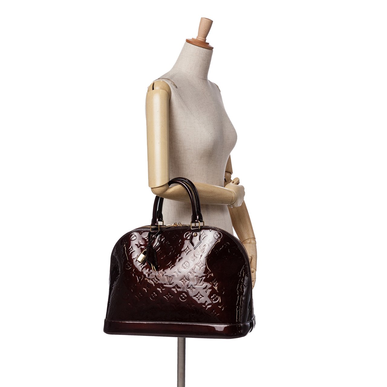 Louis Vuitton Monogram Vernis Alma GM Paars