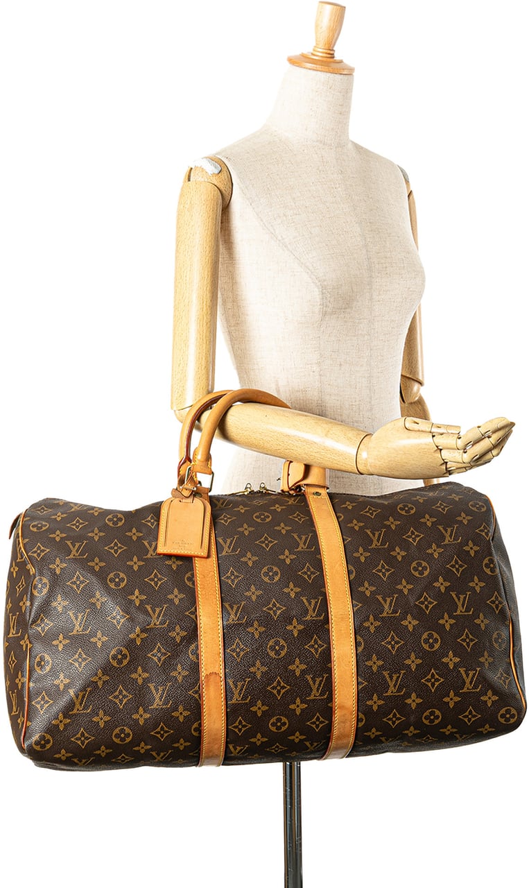 Louis Vuitton Monogram Keepall 50 Bruin