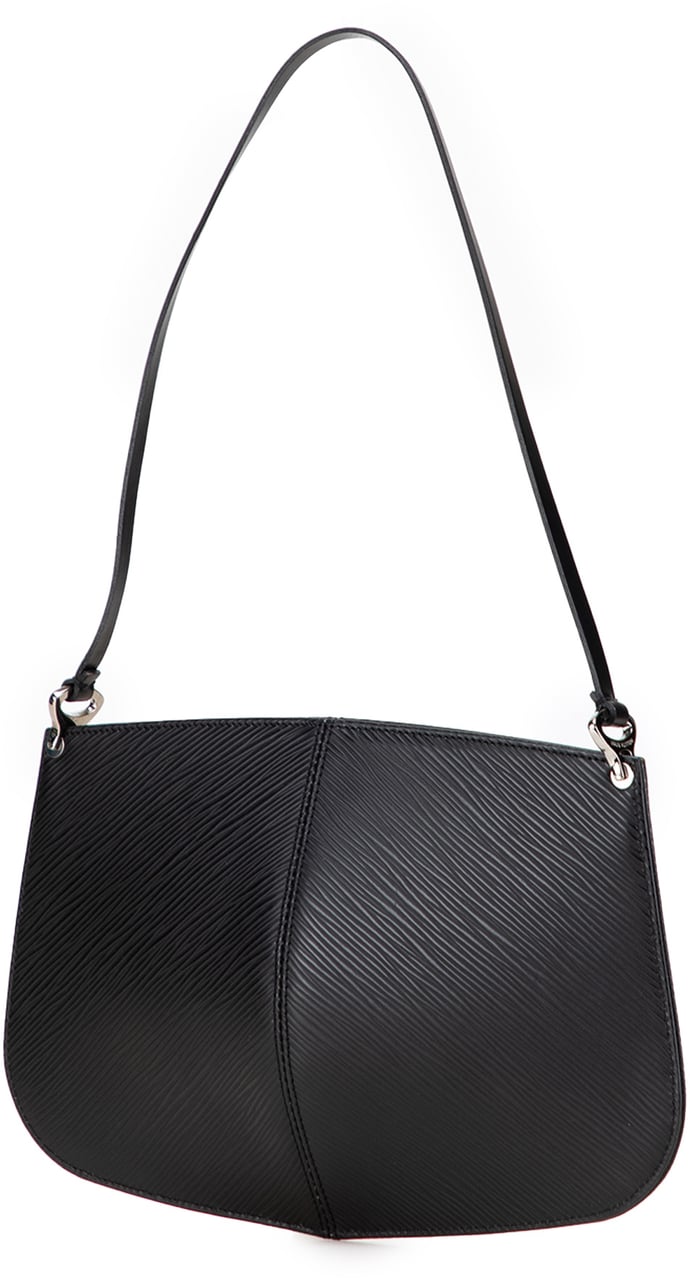 Louis Vuitton Epi Demi Lune Pochette Zwart