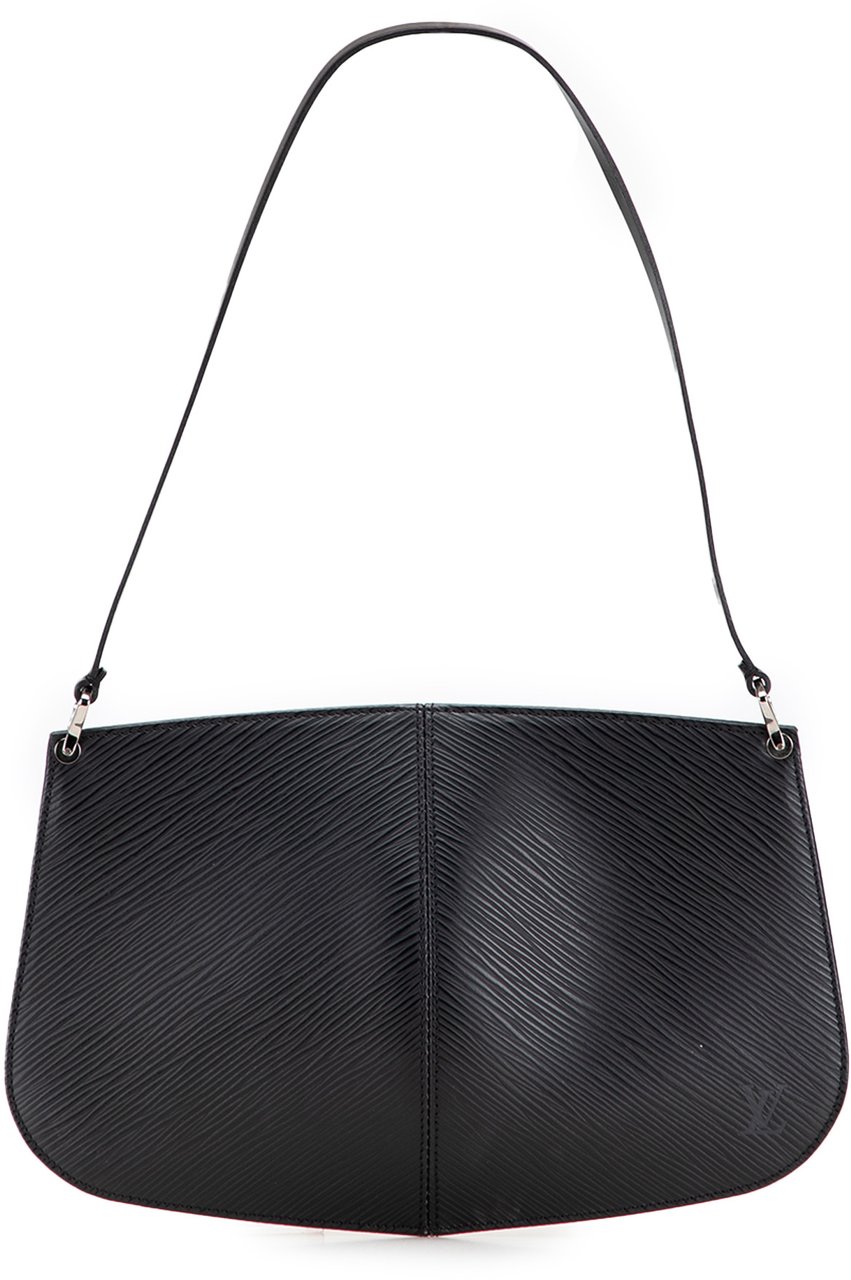 Louis Vuitton Epi Demi Lune Pochette Zwart
