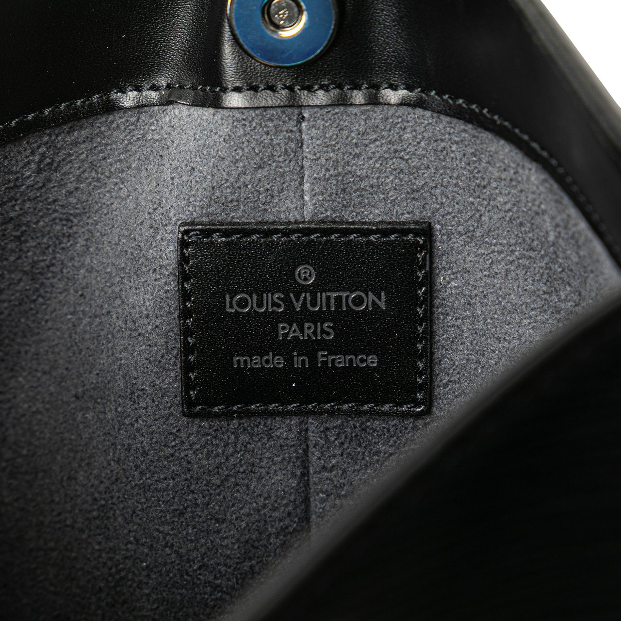Louis Vuitton Epi Demi Lune Pochette Zwart