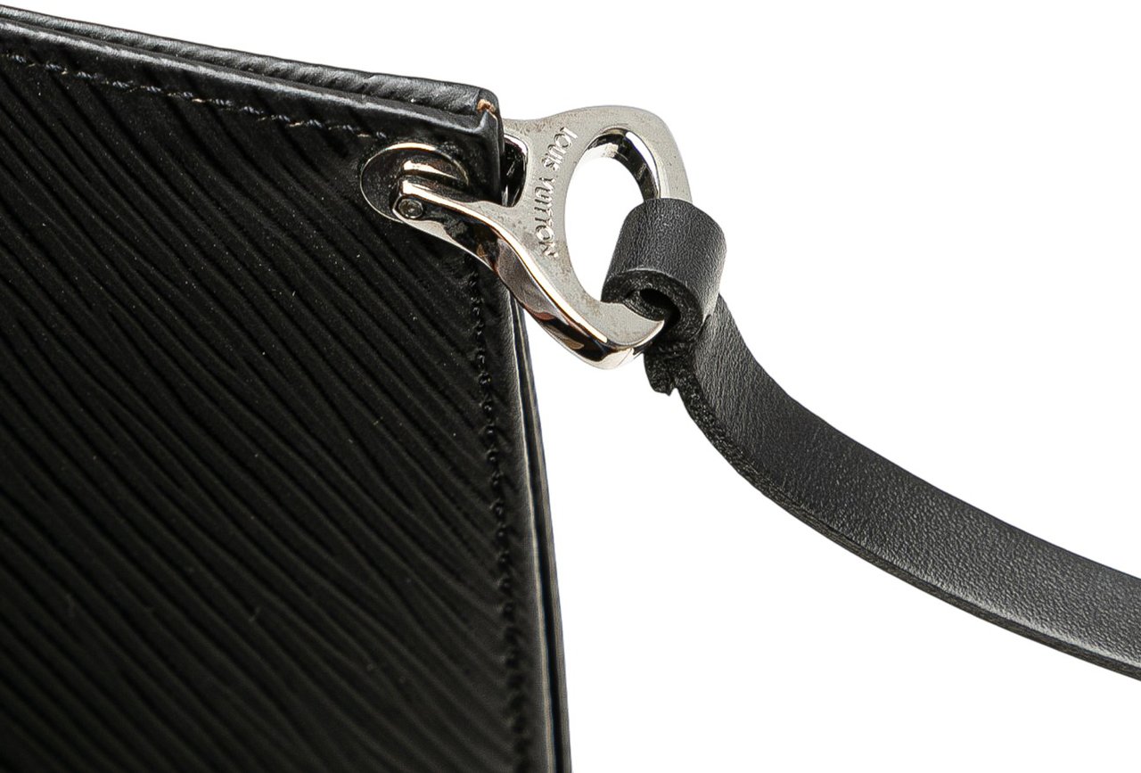 Louis Vuitton Epi Demi Lune Pochette Zwart