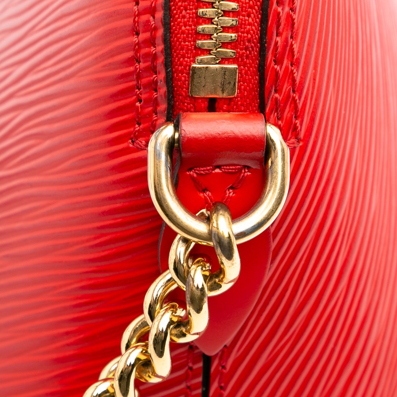 Louis Vuitton Epi Mini Alma Rood